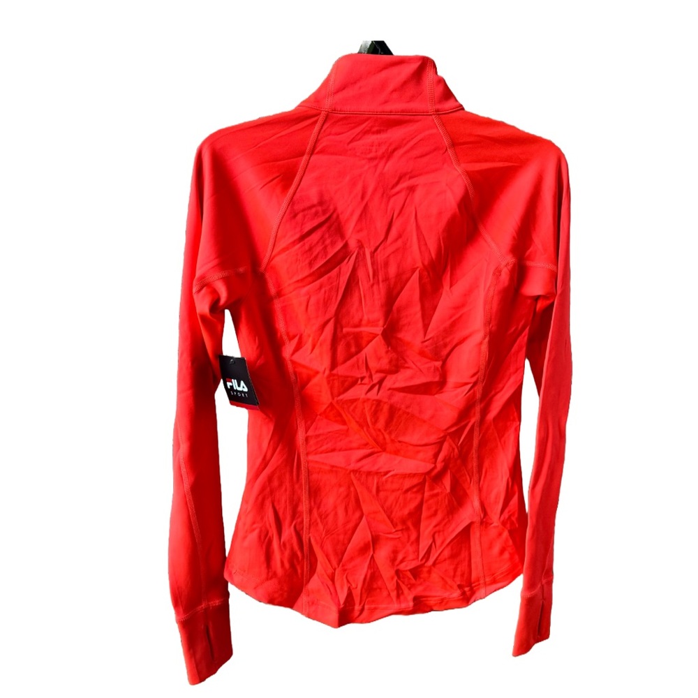 Activewear Fila Sport Bright Mandarin Long Sleeve Top - Picture 2 of 8
